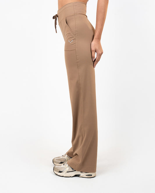 BFEERCE Straight Leg Yoga Pants Beige