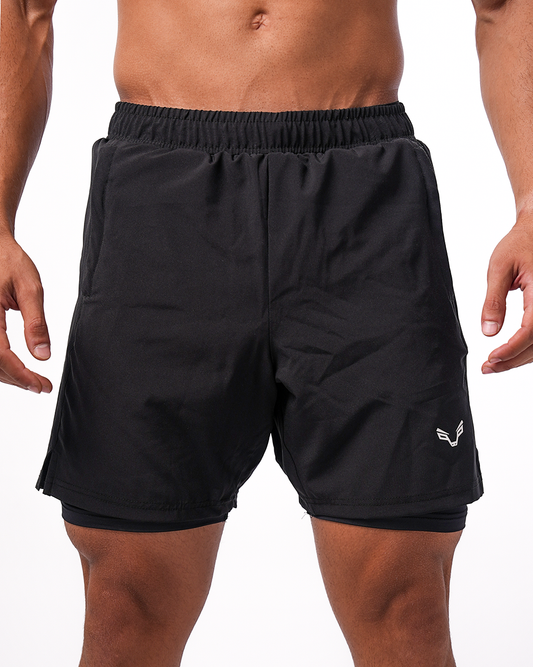 Bfeerce 2 in 1 Shorts Black