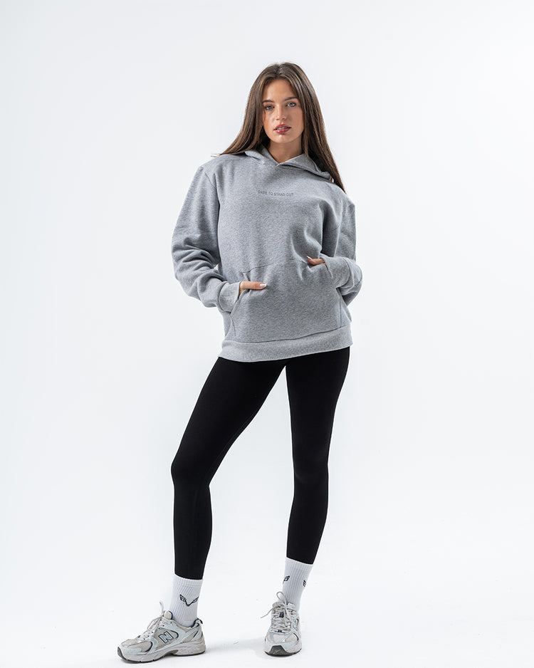Oversize Hoodie Grey Women