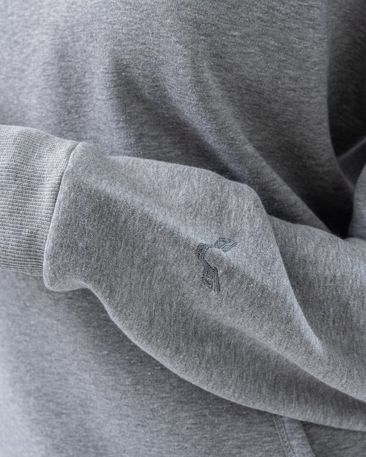 Oversize Hoodie Grey Women