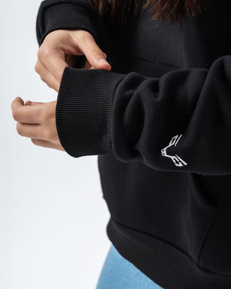 Oversize Hoodie Black Women