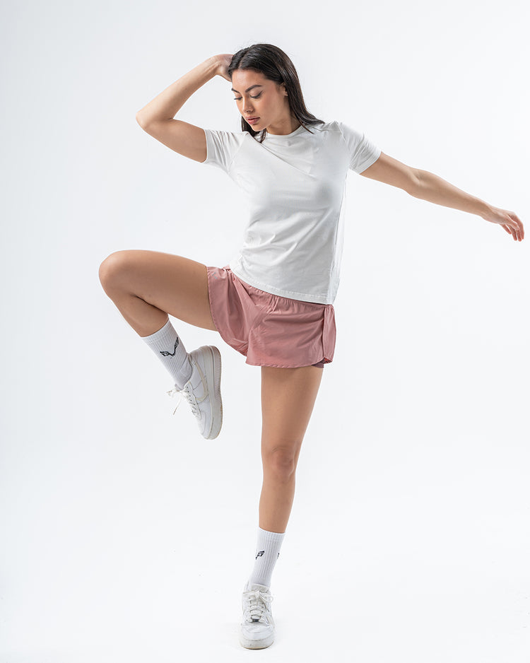 Women 2 in 1 shorts Pink