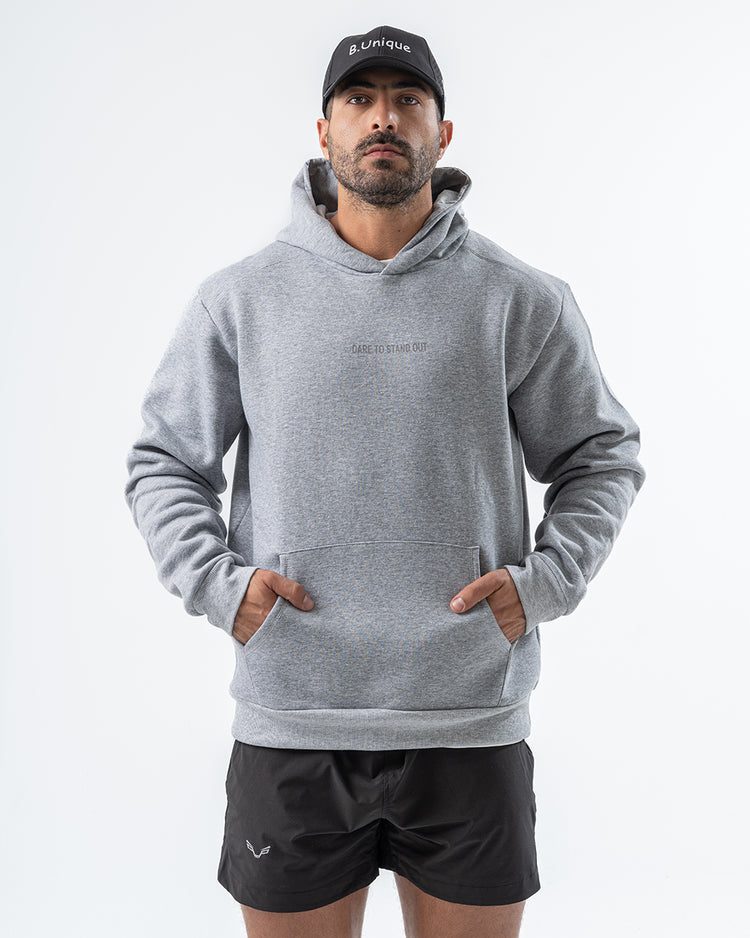 Oversize Hoodie Grey Men