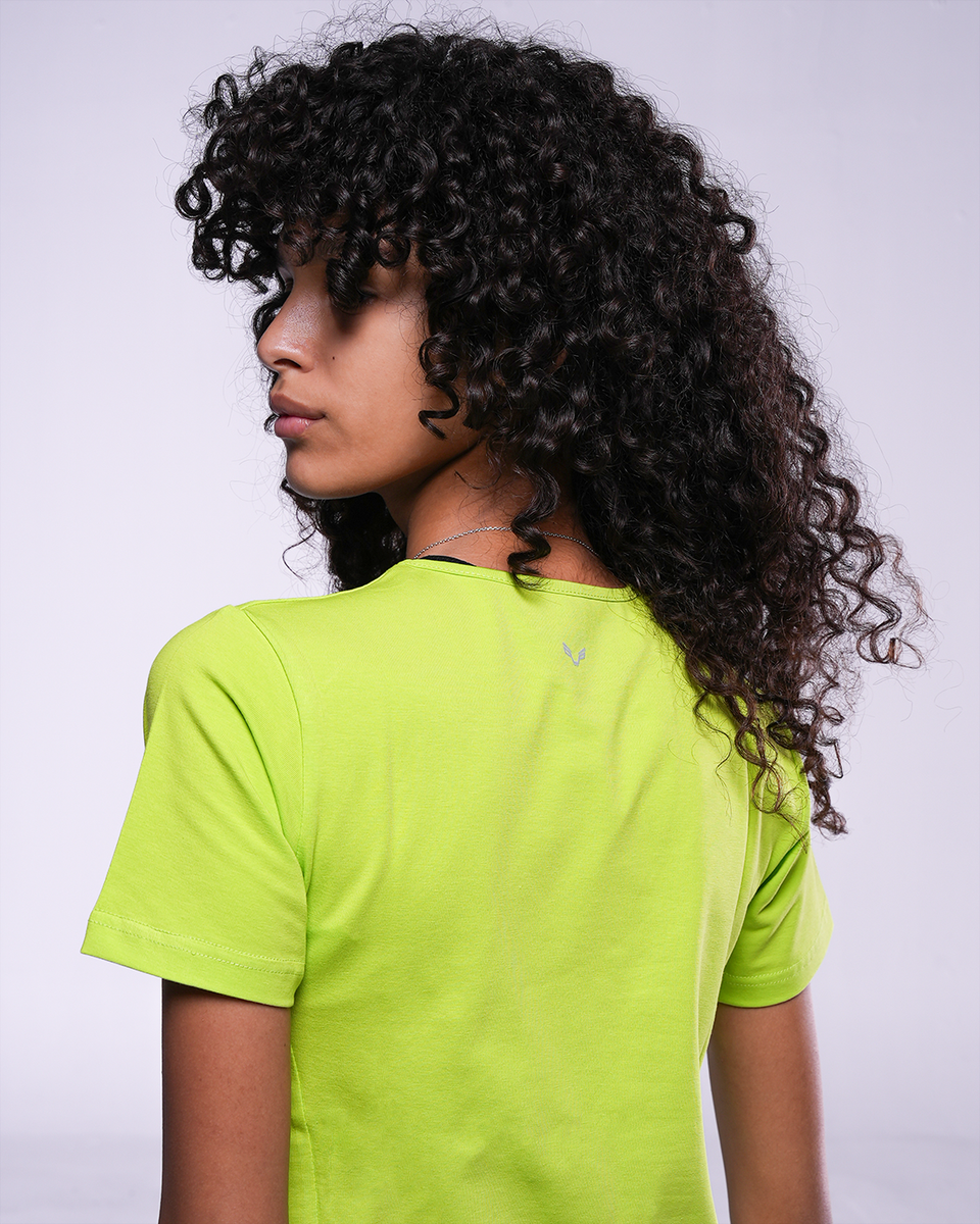 Neon green t shirt best sale