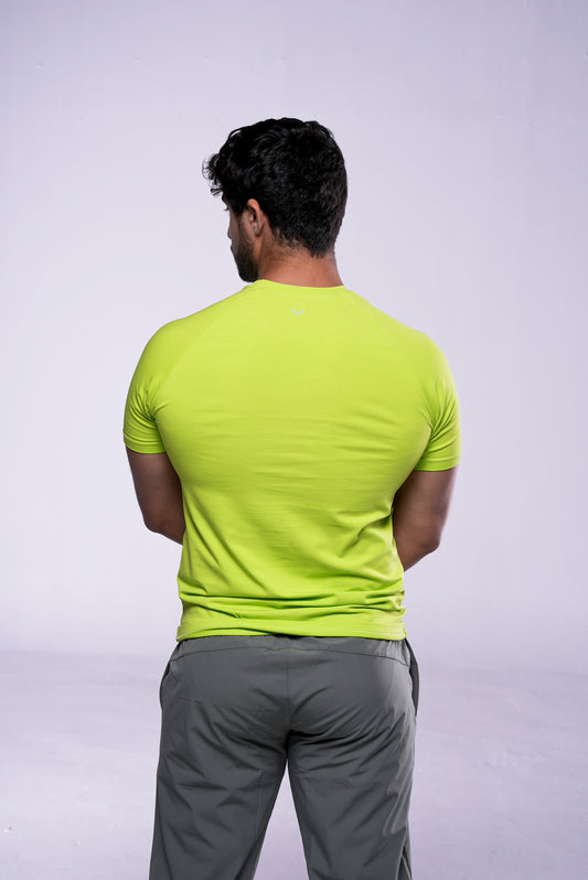 Lime Green Perfect Fit T-Shirt Men