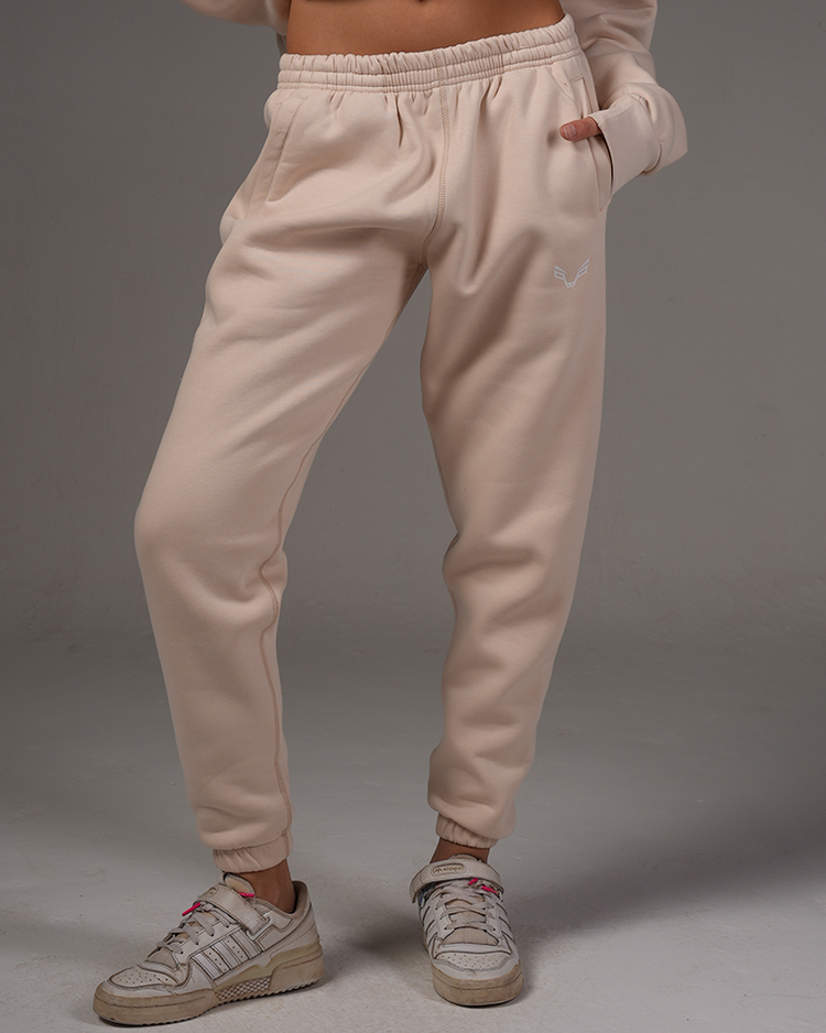 Comfy Oversize Nude Joggers