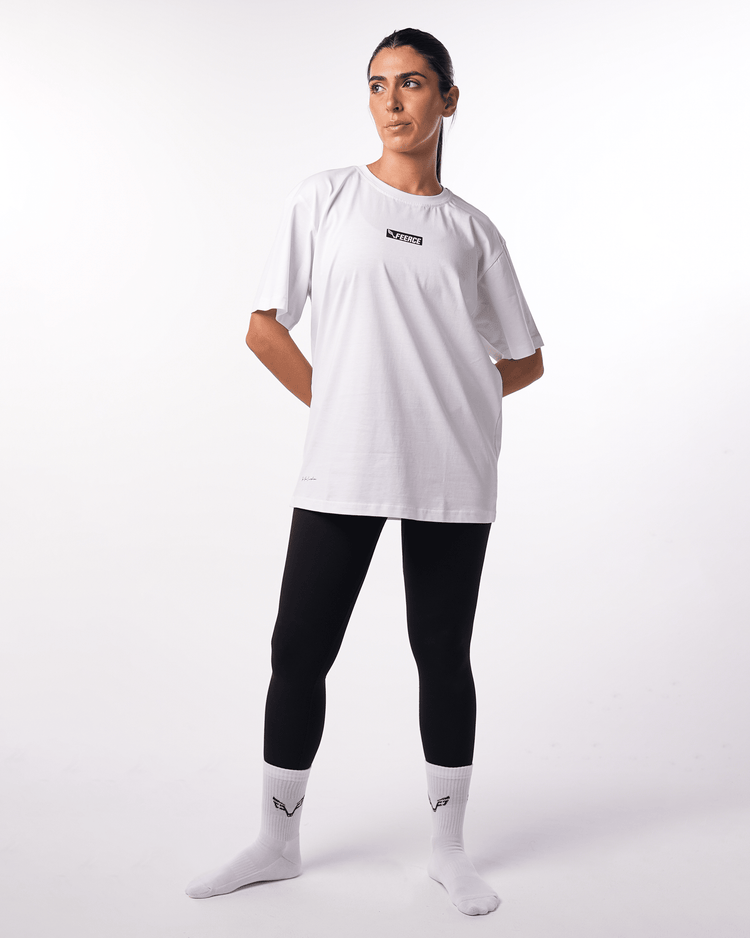 Limitless Oversized T-Shirt White Women