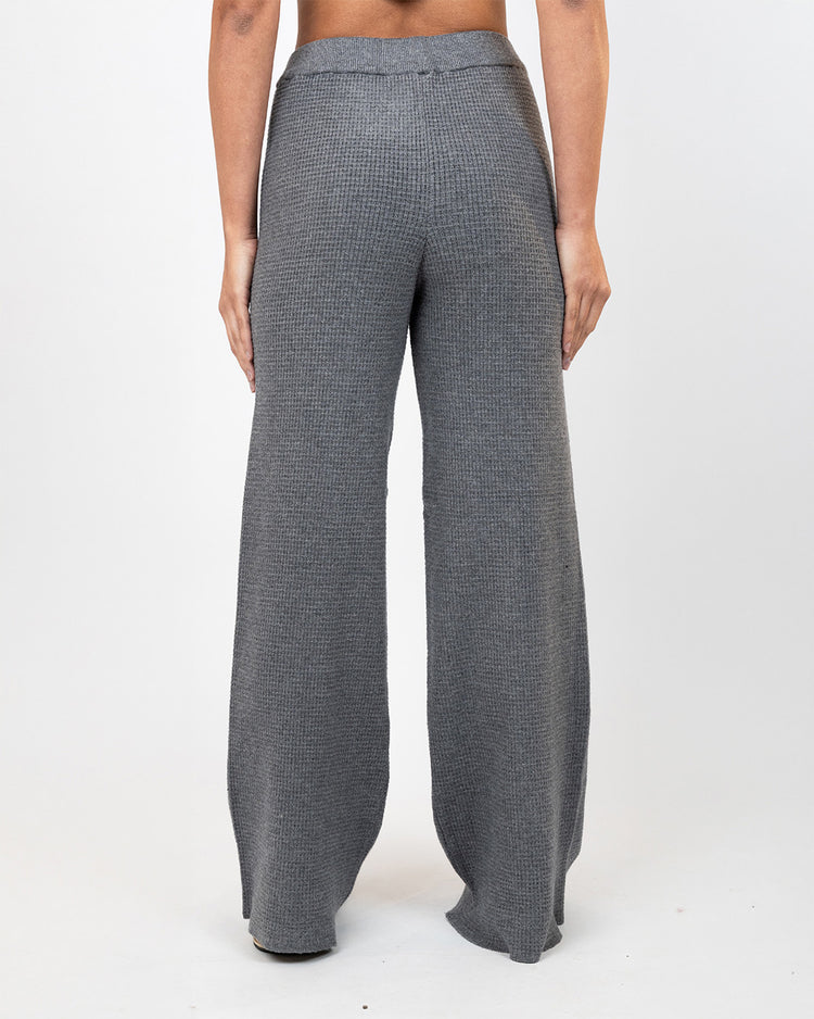 BFEERCE Waffle-Luxe Pants Grey