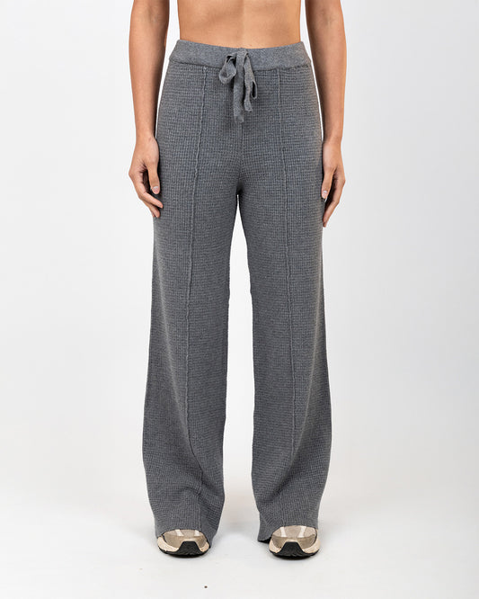 BFEERCE Waffle-Luxe Pants Grey