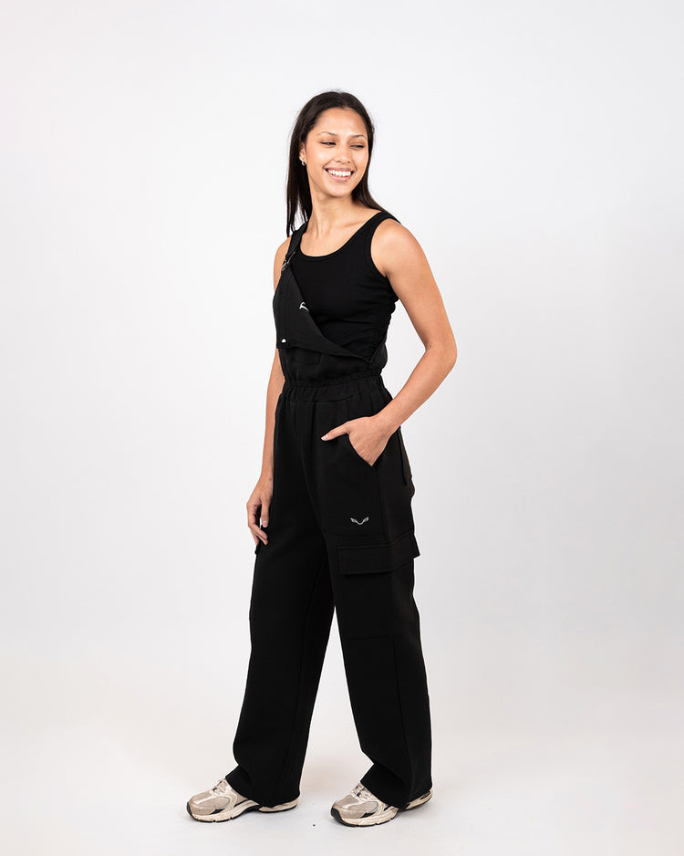 BFEERCE Transform Cargo Jumpsuit Black