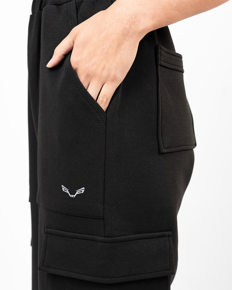 BFEERCE Transform Cargo Jumpsuit Black