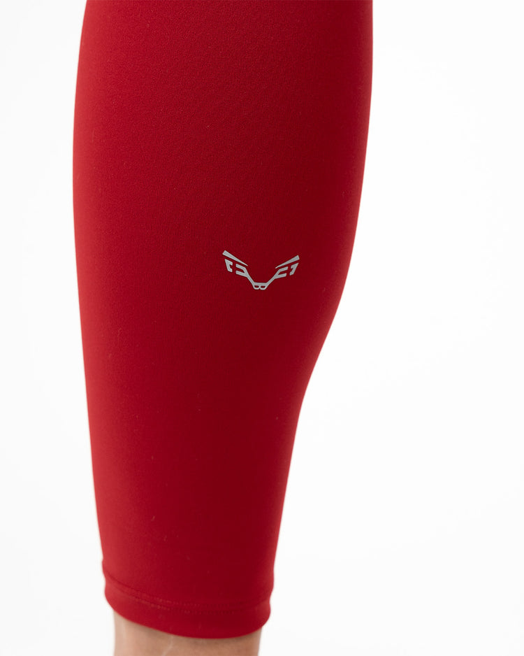 BFEERCE Performance Leggings – Blood RED