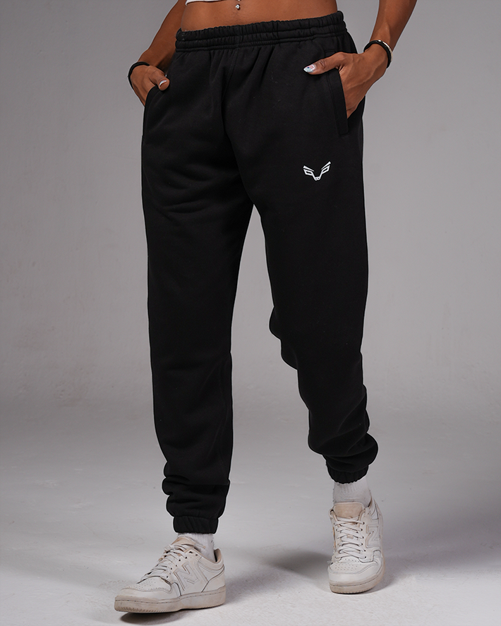 Comfy Oversize Black Joggers