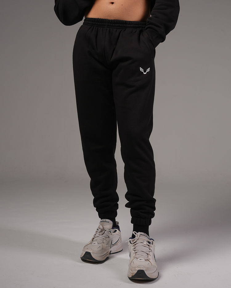 Comfy Oversize Black Joggers