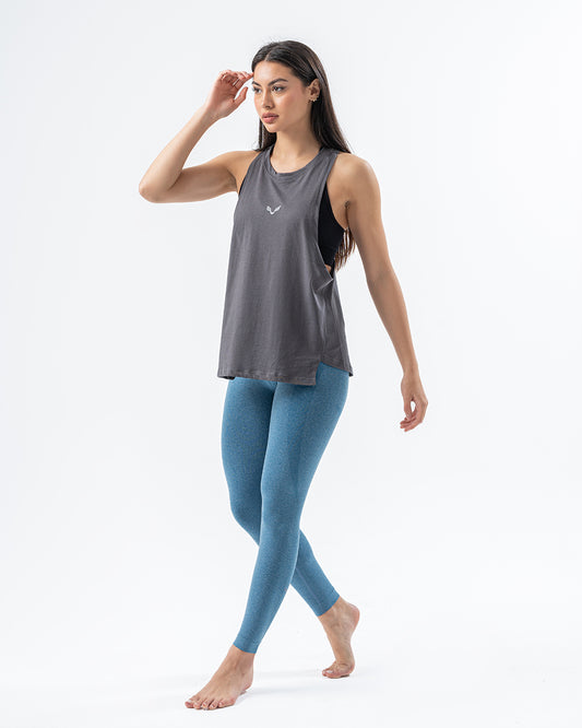 Relaxed Tank Top Charcoal