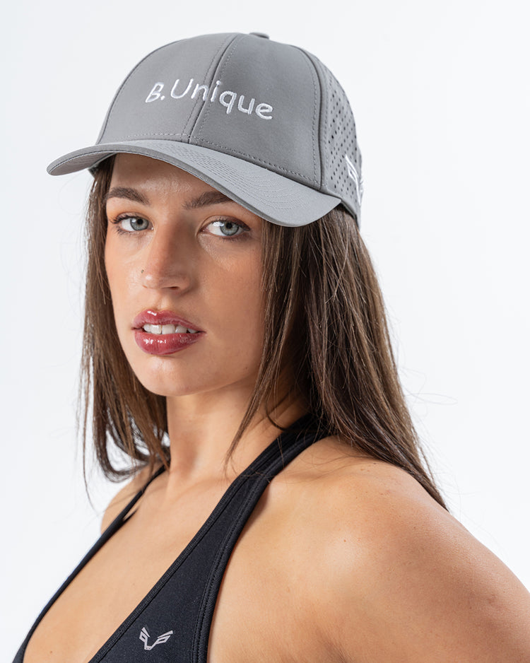 B Unique Grey Cap