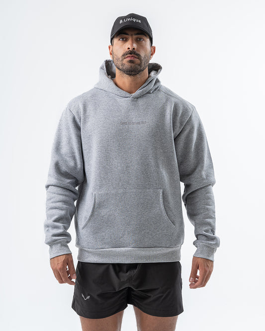 Oversize Hoodie Grey Men