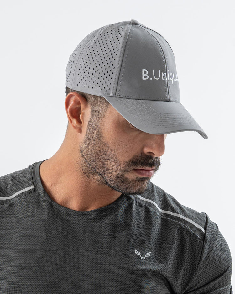 B Unique Grey Cap