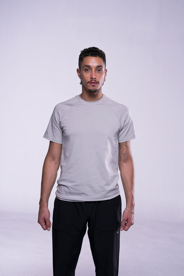 Light Grey Perfect Fit T-Shirt Men