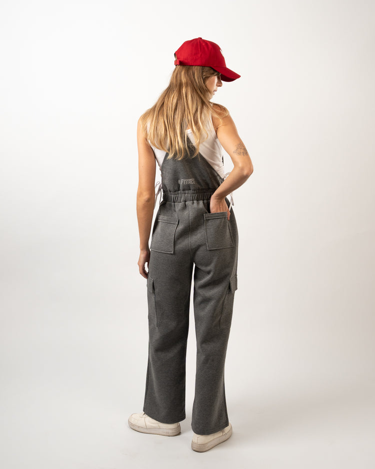 BFEERCE Transform Cargo Jumpsuit Grey