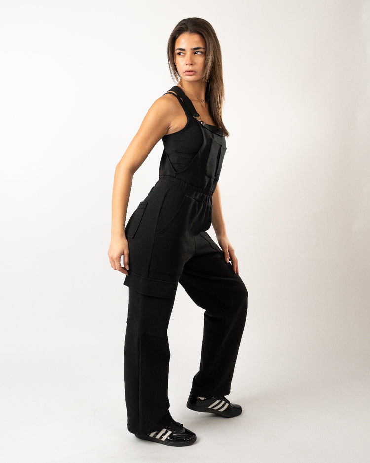BFEERCE Transform Cargo Jumpsuit Black