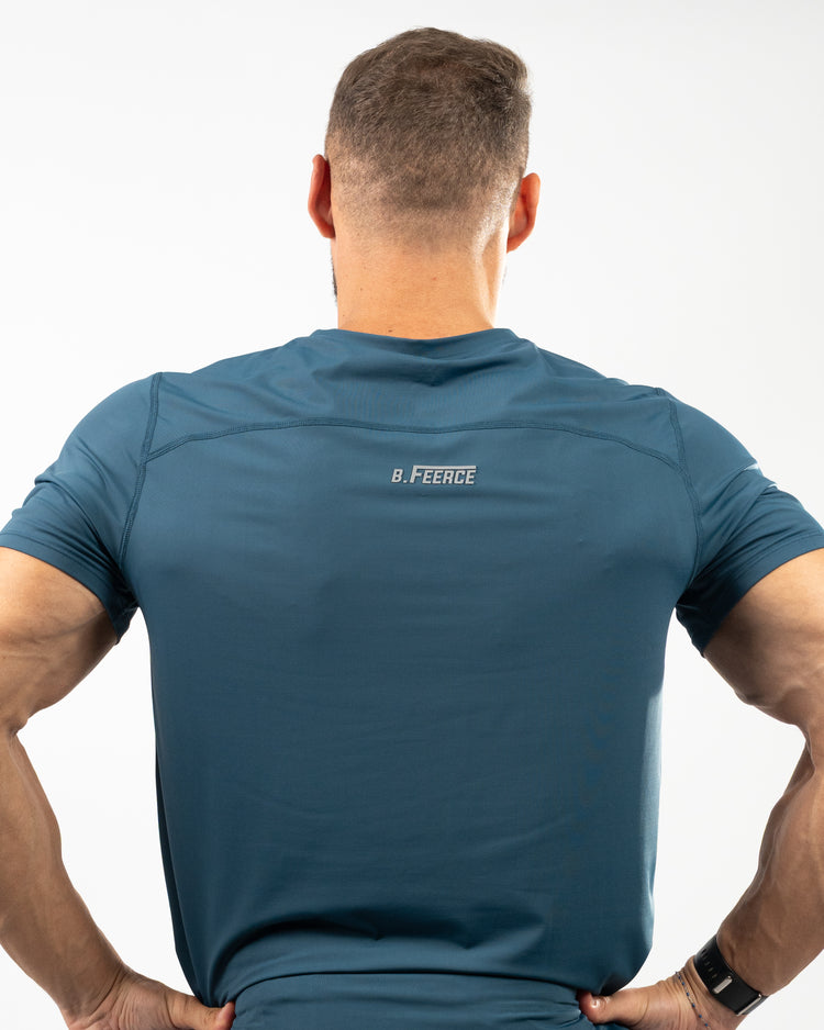 BFEERCE UltraFlex Performance Tee Blue