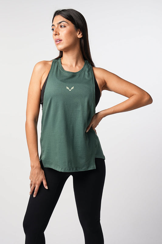 Relaxed Tank Top Green