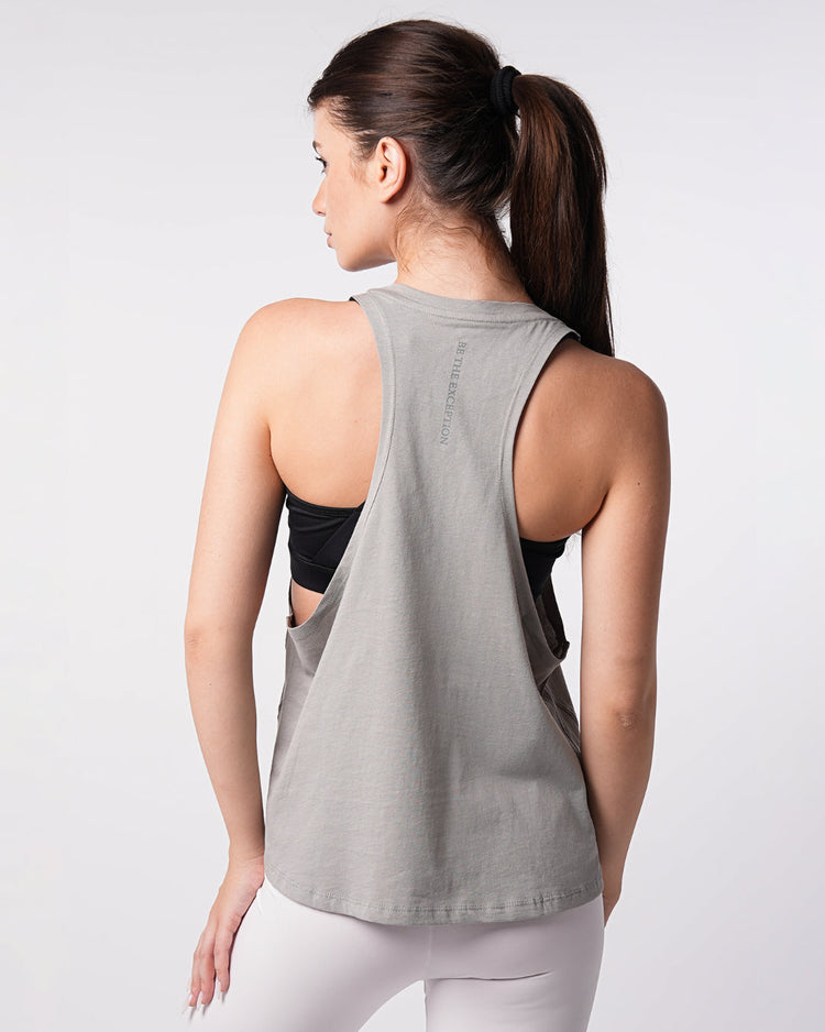 Relaxed Tank Top Light Grey