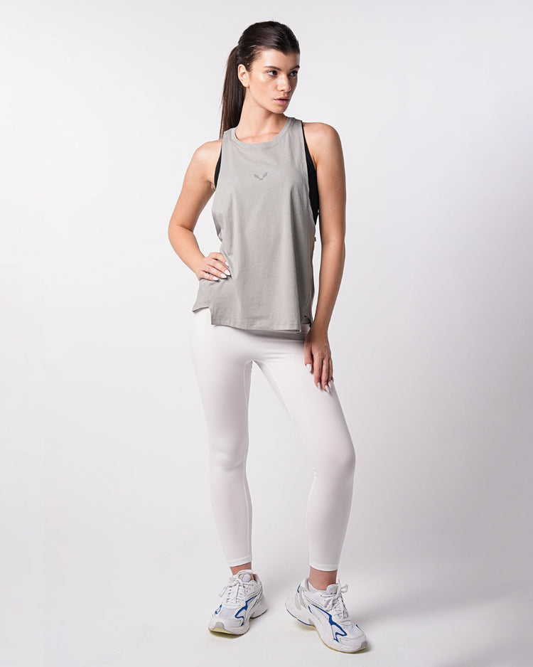 Relaxed Tank Top Light Grey