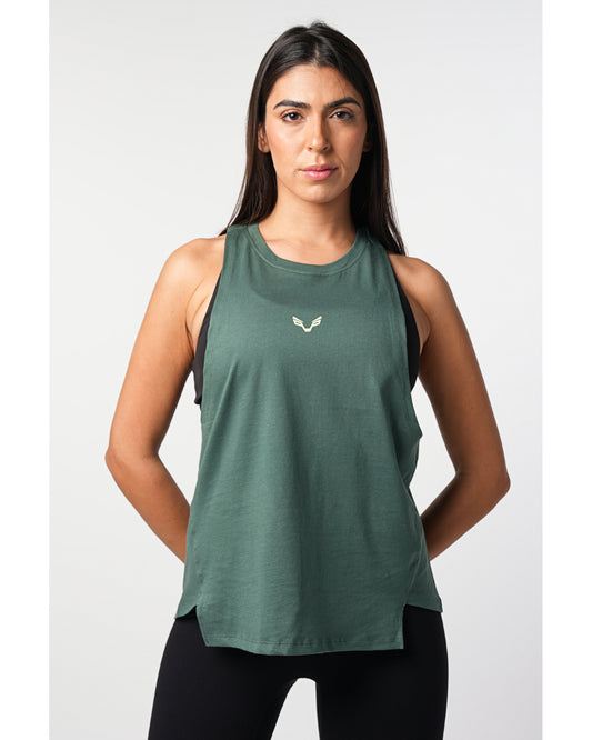 Relaxed Tank Top Green